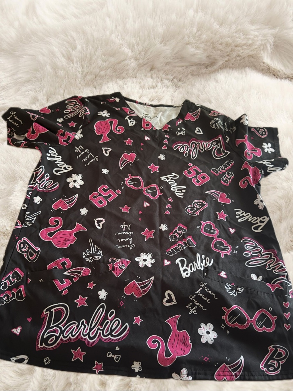 Barbie Scrub Top